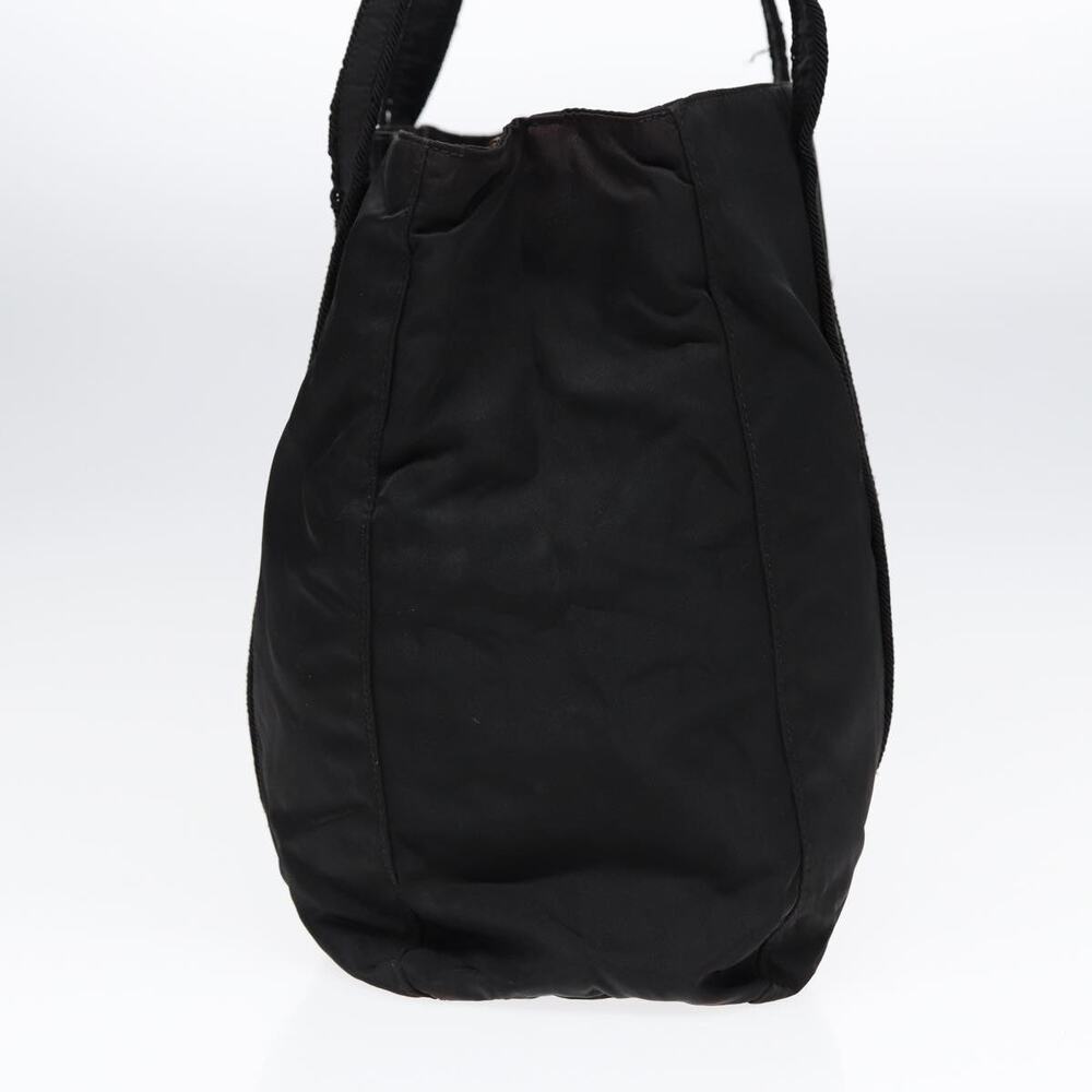 PRADA Tote Bag Nylon Silver Black - Picture 3 of 16